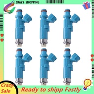 6Pcs/Set Injectors for  540Cc SXE10 IS200 RS200,Celica MR2 ST205 1JZ JZX100 JZX110 1JZGTE 23250-7420