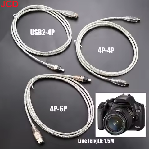 1394 Fire Wire USB To 4p USB To 1394 Data Cable IEEE 1394 Connection Cable Camera DV Acquisition Car
