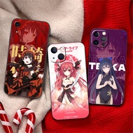 Soft black phone case for iPhone 5 6S SE X XS Max XR 6 7 8 Plus 37HK date a live case
