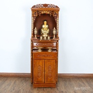 XYSolid Wood Buddha Shrine Altar Household Buddha Cabinet Clothes Closet Altar Buddha Shrine Altar Cabinet Avalokitesvar