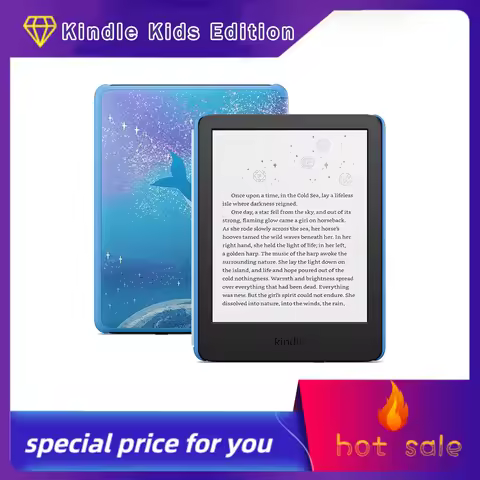Kindle Kids Edition - 16GB Storage Parental Controls Distraction-Free Reading​​ 6-Week Battery
