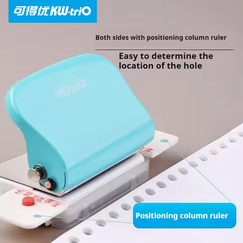 1pc 6-hole Punch Loose-leaf Book DIY Binding Supplies,Notebook Journal Binding Office Paper Cutter-o