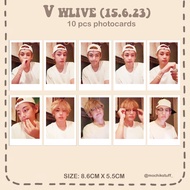 V__BTS Wlive (15.6.23) Fanmade (Unofficial) Photocards