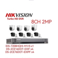 HIKVISION iDS-7208HQHI-M1/S CCTV 8 CHANNEL 2MP FULL HD 1080P DVR +8 INDOOR & OUTDOOR IR CAMERA PACKA