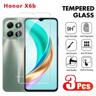 Tempered Glass Screen Protector For Honor X6C X6b X6a 4G 2024 Full Cover Transparent Glass film For 