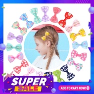 Hair Clip Bow Shape Size 2.7 Inches For Children no.w16