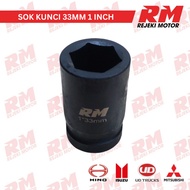 MATA 33MM IMPACT SOCKET WRENCH 1 INCH 33 MM TRUCK WHEEL SHOCK WRENCH 33 IMPACT TRUCK WHEEL SHOCK WRE