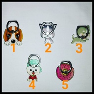[SG SELLER] ★Suit All Phone Covers!★ Adorable Dogs Phone Ring Stand Phone Holder