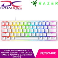 DYNACORE - Razer Huntsman Mini -Mercury Edition - 60% Optical Gaming Keyboard Linear Red  Switch