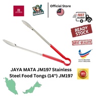 【Plastikmamak】JAYA MATA JM197 Stainless Steel Food Tongs (14") JM197