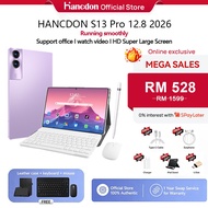 [ Free Keyboard Mouse ] Hancdon Tablet S13 Pro (16GB+1024GB)12.8"lPS Screen Android15 Dual Sim Card 