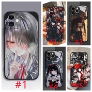 For iPhone 16 16E 14 15 Pro Max 5 5S 6 6S 7 8 Plus SE4 SE 230806 Black soft Phone case Date A Live K