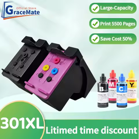 301XL Refillable CISS Ink Cartridge Compatible HP 301 HP301 for HP Deskjet 3050 3054 3060 3510 3512 