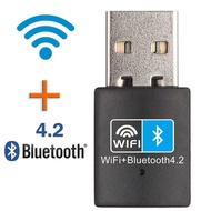150Mbps WiFi Bluetooth Wireless Adapter USB Adapter 2.4G Bluetooth V4.0 Dongle Network Card RTL8723D