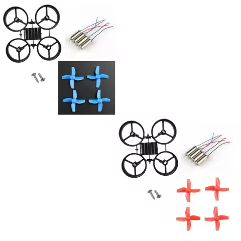 JJRC H36 Eachine E010 Tiny DIY Mini Quadcopter Frame Kit W 4x615 Coreless Motors 4xBlades 65mm Wheel