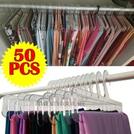 50 Pcs Hanger Tudung 25cm Shawl Hanger plastic transparent Shawl organizer
