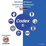 CODEX 5L Nano Mist / Fogging Disinfectant Liquid to kill Corona Virus KKM Approved
