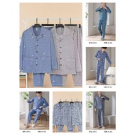 Men's pajamas imported adult men's pajamas