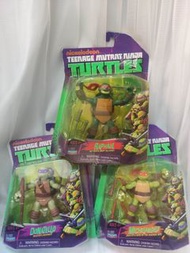 全新絕版未開封忍者龜可動人偶、Playmates Nickelodeon Teenage Mutant Ninja Turtles TMNT