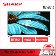 [Ready Stock] SHARP 55 INCH 4K ULTRA HD GOOGLE TV 4TC55FJ1X