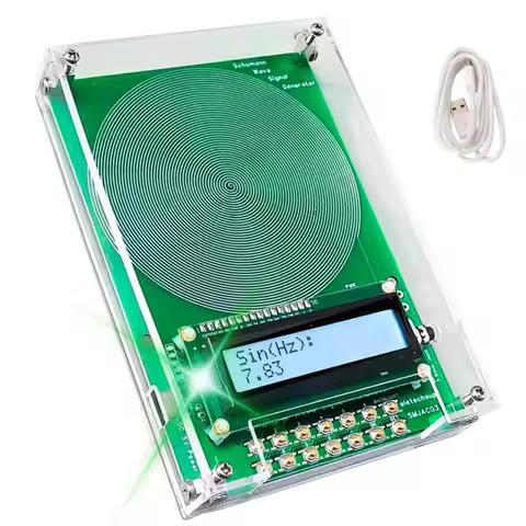 Schumann Waves 7.83Hz Frequency Generator ,Adjustable Ultra-Low Frequency Pulse Generator Resonator 