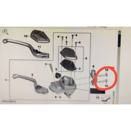 Special screw antitheft front brake master cylinder BMW GSA1200 / GSA1250 / GSA1300 / RT1200 / RT125