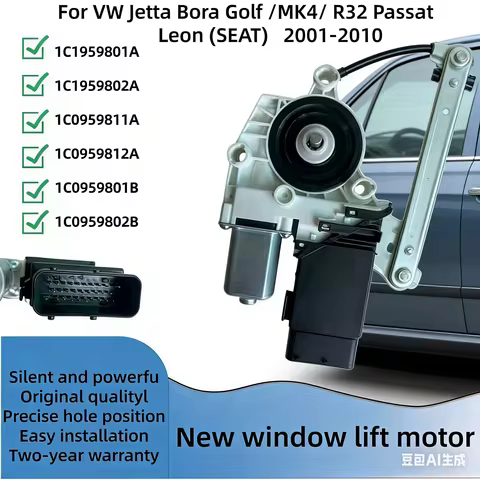 1C1959801A 1C1959802A New Window lift motor For Seat Leon VW golf MK4 R32 Jetta Bora 1C0959811A 1C09