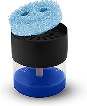 OVVE HOME Soap Dispenser and Sponge Holder Compatible with The Scrub Daddy Sponge