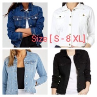 Denim Jacket ( S - 8 XL) For Women's!!!