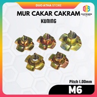 M6 Claw Nut M6 Tee Nut M6 T-Nut/ M6 Yellow Disc Claw Nut/