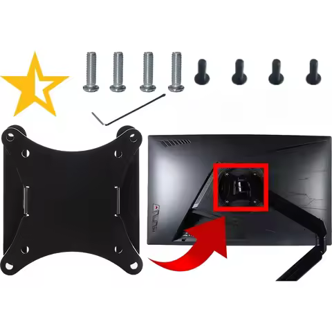 VESA Mount Adapter for ASUS ProArt TUF Gaming ROG XG27ACMEG-W XG27ACMG VG32UQA1A Monitor Bracket Mou