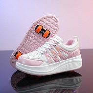 2024 Heelys Children's Sports Roller Shoes for Girls with Four Wheels, Walking Shoes for Students, I
