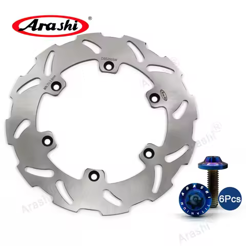ARASHI RM 125 / RM 250 1988 - 1999 Rear Brake Disc For SUZUKI CNC Brake Disks Rotors RMX S 250 RMX25