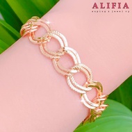 Alifia 22K Gold Plated Starfruit Chain Bracelet