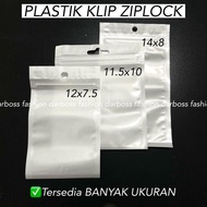 Plastik Klip Ziplock isi 10/ Plastik Aksesoris / Packaging Ziplock / Packaging Aksesoris Kalung Cinc