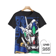 Gundam FULL PRINTING KAOS Premium 3D GUNDAM ROBOT IMAGE T-SHIRT LP3D-265