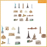 [LzdjfmyebMY] Historical Monuments Building Kits Architecture Set World Architecture Buildings Model