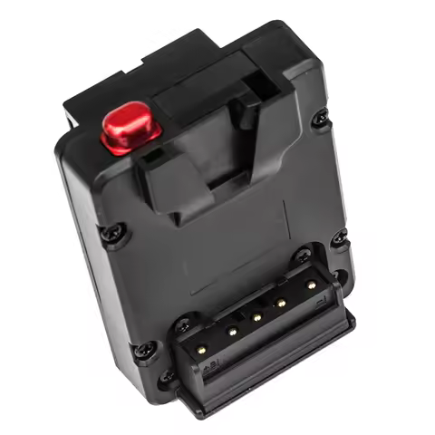 V Mount V-Lock Battery To NP-F F550 F570 F750 F970 Black Battery Adapter Plate Plate D-Tap For LED L
