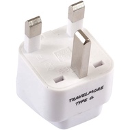 2 Pack UK Travel Adapter for Type G Plug - Works with Electrical Outlets in United Kingdom, Hong Kon