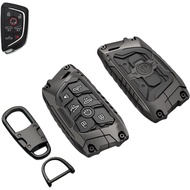 Heavy Metal Key Fob Cover Case Protector for Corvette C8, Keychain, Accessories for 2020 2021 2022 2