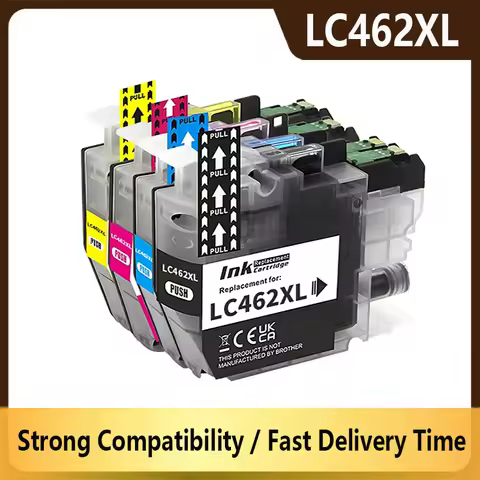 Compatible LC462 LC462XL 462XL Ink Cartridge For Brother MFC-J2340DW MFC-J2740DW MFC-J3540DW MFC-J39
