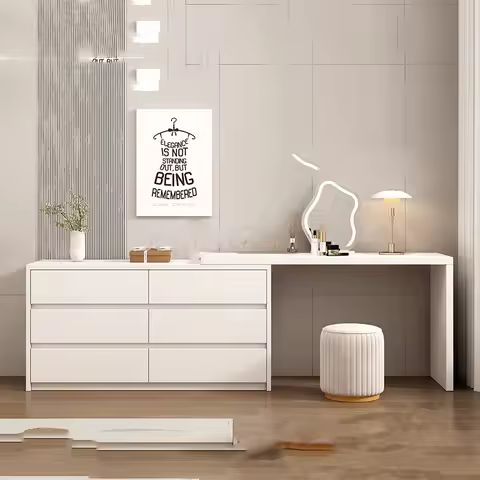 Luxury Drawers Vanity Table Bedroom Storage Mode Rn Closets Dressing Table Cosmeticsvintage Comoda P