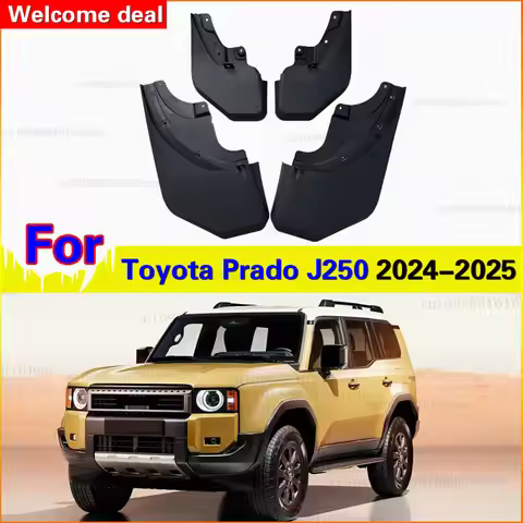 For Toyota Land Cruiser Prado FJ90 FJ120 FJ150 LC250 1995-2025 Mudflaps Splash Guards Mudguards Fron