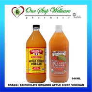 BRAGG / FAIRCHILD'S ORGANIC APPLE CIDER VINEGAR 946ML (EXP:03/2029)