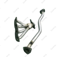 Honda Jazz Gd / Honda City Gd 1.3 / 1.5 Car Muffler Exhaust Manifold Header White Steel Extractor 4-
