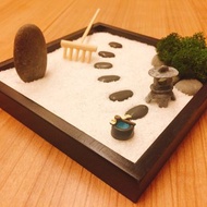純自然 日式 禪庭 黑木盒 沙盤 枯山水 石燈 送禮 療癒 小物 zen