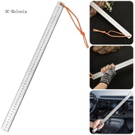 BO Thickened Measurement Tool Stainless 50cm Straight Ruler Defense Ruler
