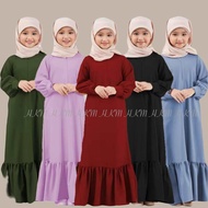 Jubah Frill Muslimah Kids Adorable Elegance For Young Fashion Icons