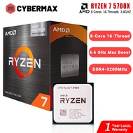 AMD Ryzen 7 5700X 3.4GHz Desktop Processor 8-Core 16-Thread Socket AM4 PC CPU Processor Tray Type