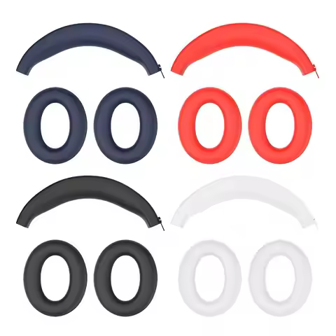 Silicone Ear Pads Cushion Cover Earmuff Headphone Accessories Protective Cover Headset Sleeve for An